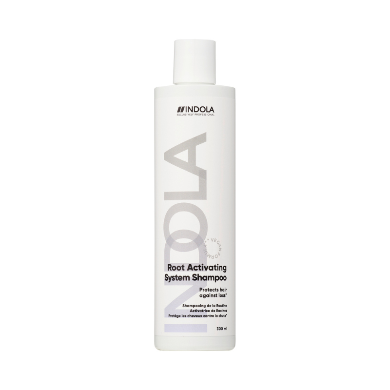 Champú Activador de Raíces Indola 300ml – estimula el cuero cabelludo y fortalece el cabello
