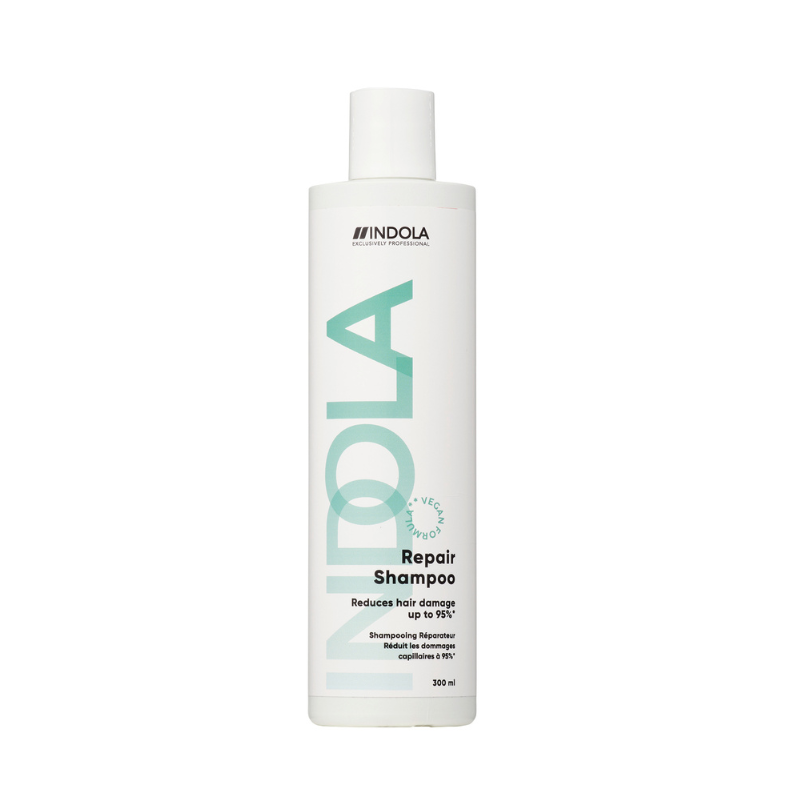Champú Reparador Indola 300 ml – champú profesional para reparar y fortalecer el cabello dañado