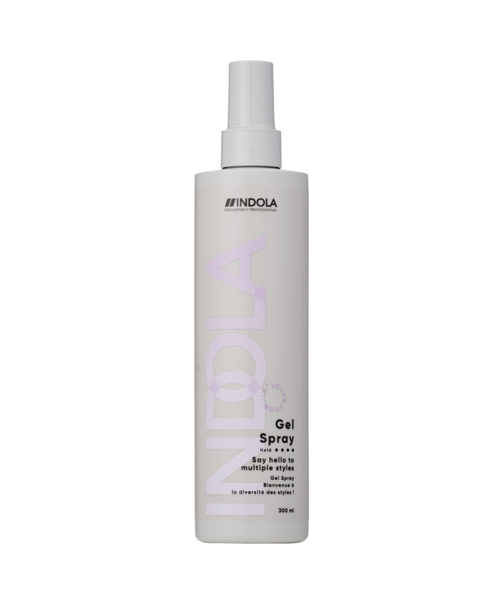Gel en Spray Indola 300ml – peinados definidos y de larga duración