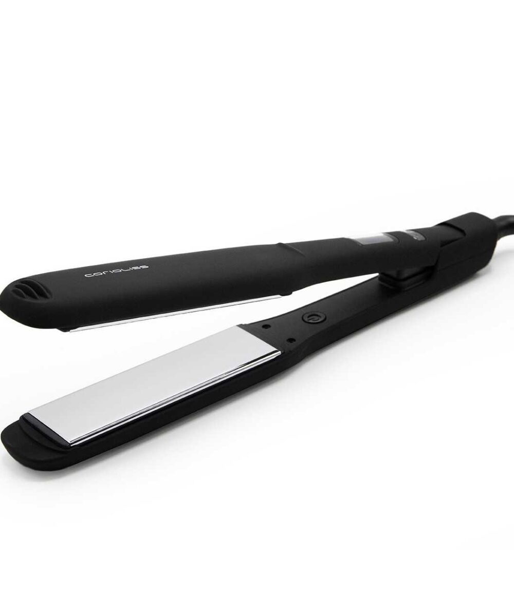 Plancha C-Extreme Black Corioliss – plancha profesional de titanio con control digital y tecnología iónica