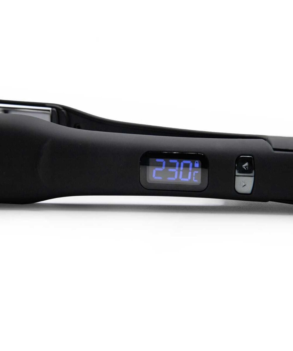 Plancha C-Extreme Black Corioliss – plancha profesional de titanio con control digital y tecnología iónica