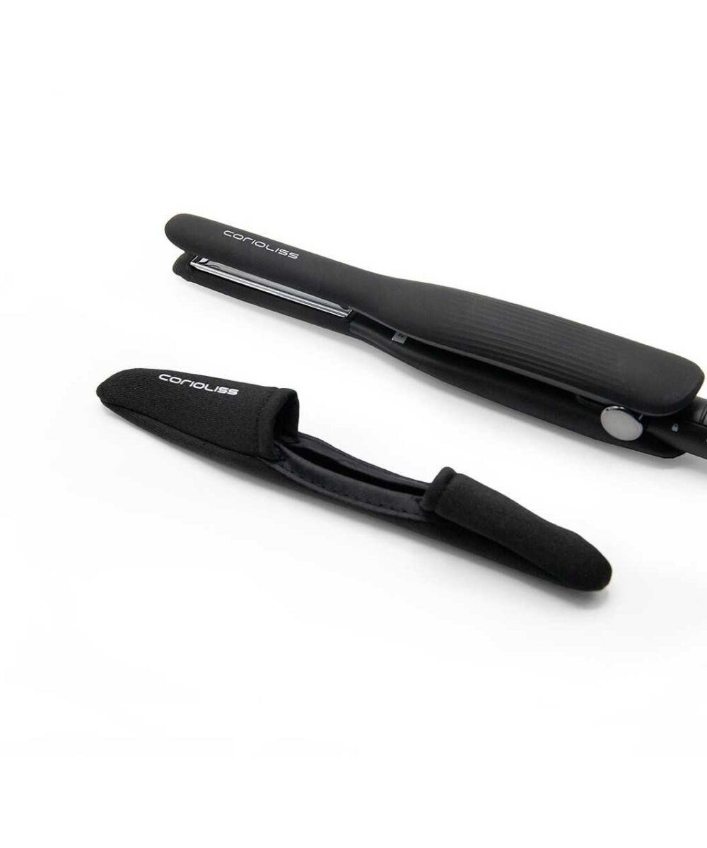 Plancha de Pelo C-Slim Black Corioliss – plancha profesional estrecha de titanio para alisado y definición precisa