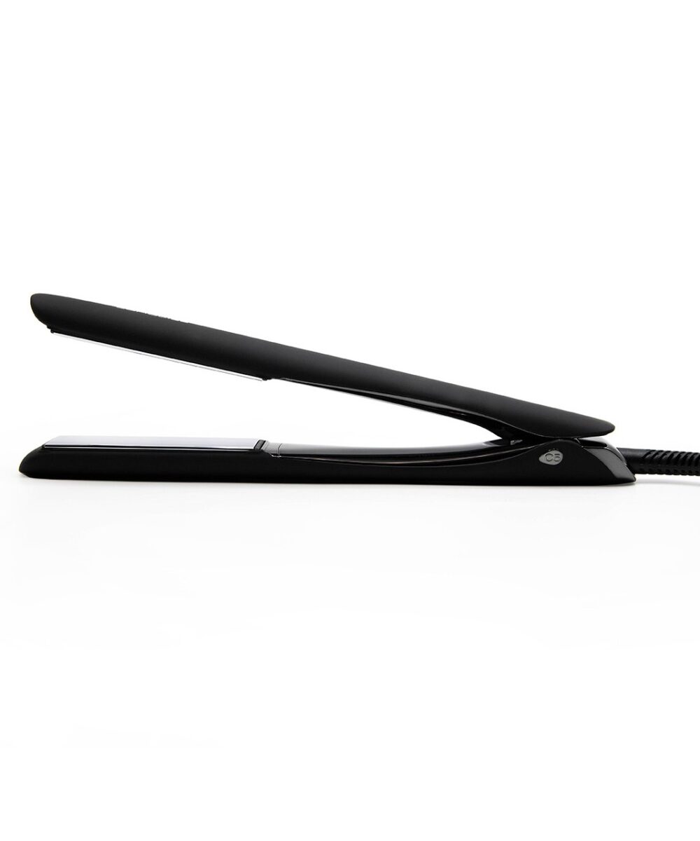 Plancha C5 Black Chrome Corioliss – plancha profesional con placas de titanio y control digital de temperatura