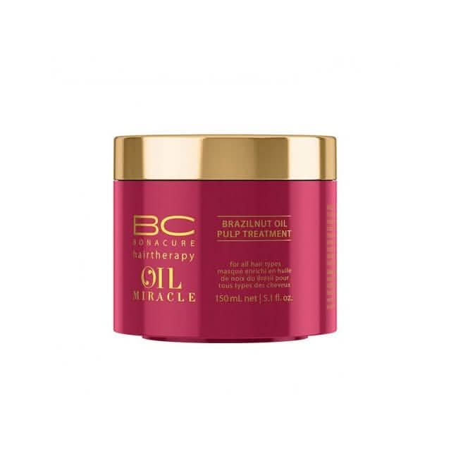 Mascarilla Bonacure Oil Miracle 150 ml – tratamiento profesional con aceites para nutrir y dar brillo al cabello seco o apagado