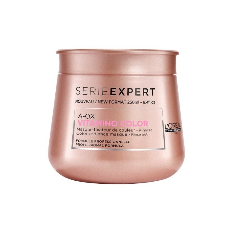 Mascarilla Vitamino Color Serie Expert L’Oréal Professionnel 200 ml – tratamiento profesional protector del color y reparador para cabello teñido