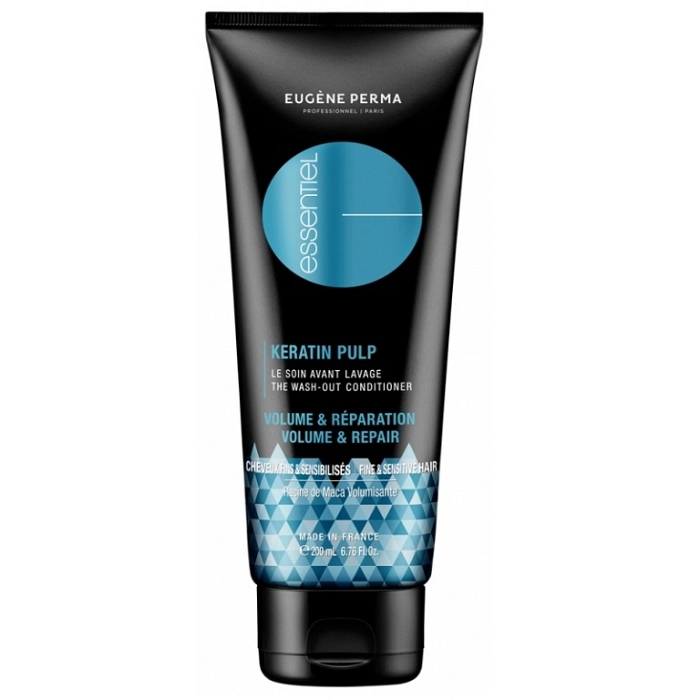 Acondicionador Keratin Pulp Essentiel Eugène Perma 150ml – repara y fortalece el cabello dañado