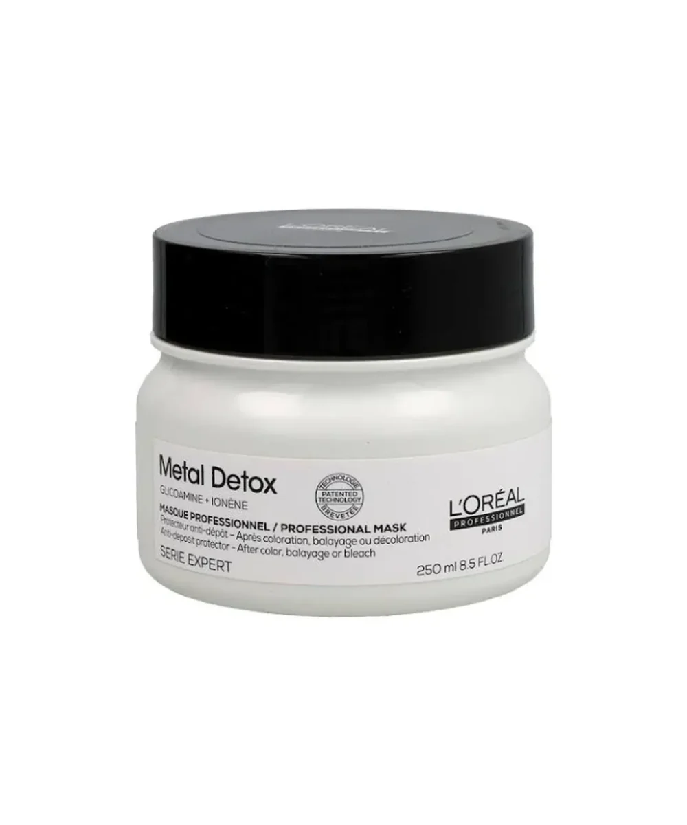 Mascarilla Metal Detox Serie Expert L’Oréal Professionnel 250ml – tratamiento profesional purificante y protector del color