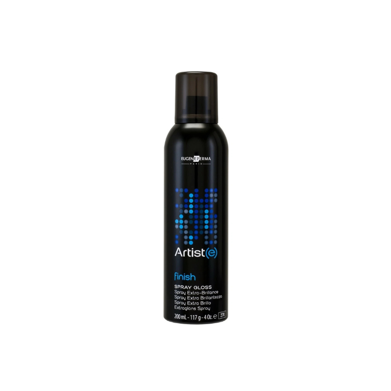 Gloss Spray Finish Artist(e) Eugène Perma 200 ml – spray profesional de brillo para acabado luminoso y suave