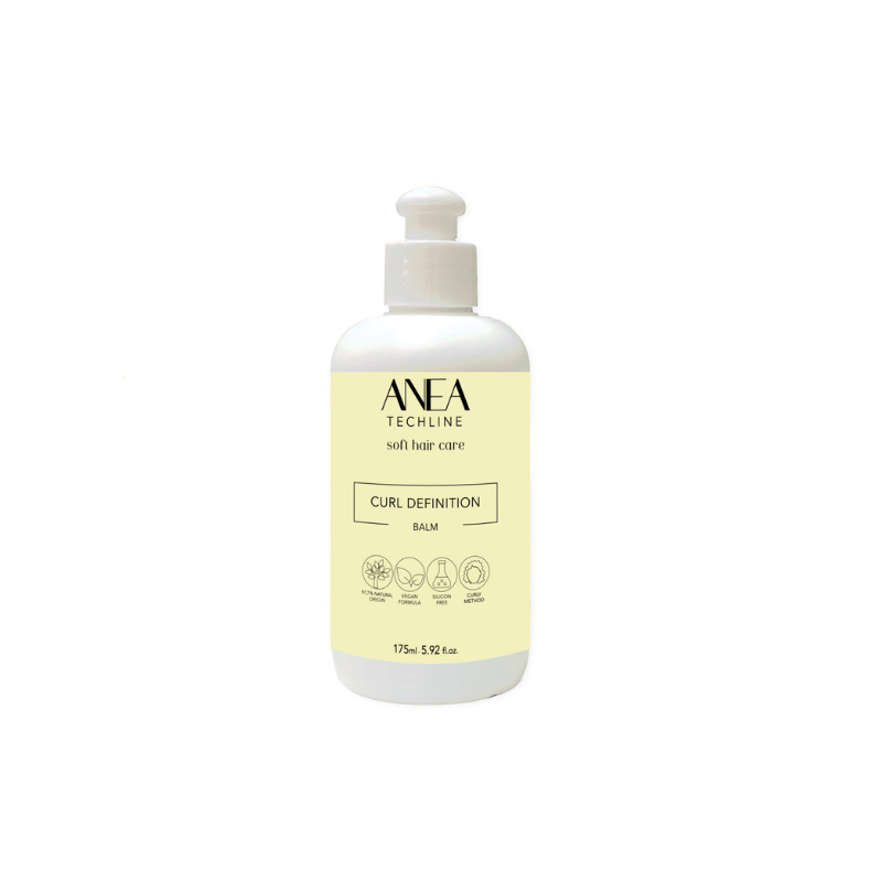 Crema definición de rizos Anea Techline 175 ml – crema profesional para rizos definidos, suaves y sin encrespamiento