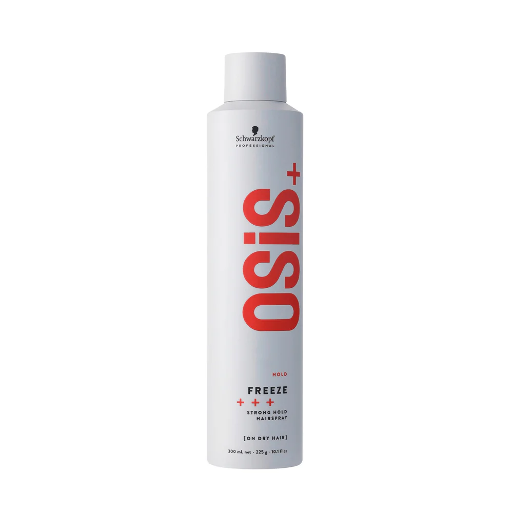 Laca de fijación fuerte OSiS Freeze 300 ml – spray profesional para peinados duraderos y con control