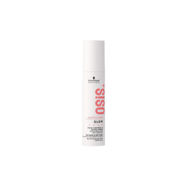 Sérum antiencrespamiento y brillo OSiS Glow 50 ml – tratamiento profesional para controlar el frizz y aportar luminosidad