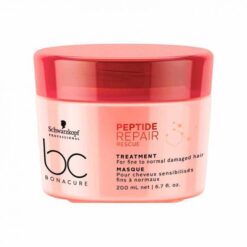 Mascarilla Bonacure Repair Rescue 200 ml – tratamiento reparador profesional para cabello dañado o sensibilizado