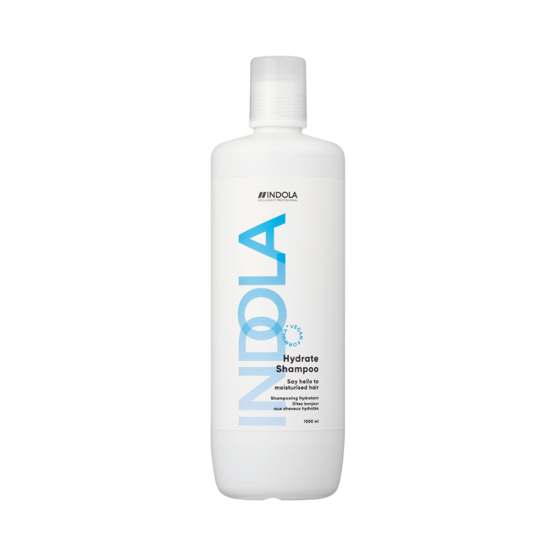 Champú hidratante Indola 1000 ml – champú profesional para cabello seco o deshidratado