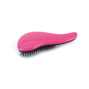 Cepillo desenredar AG Untangle con mango rosa Asuer, cepillo profesional para desenredar el cabello sin tirones y con acabado suave.