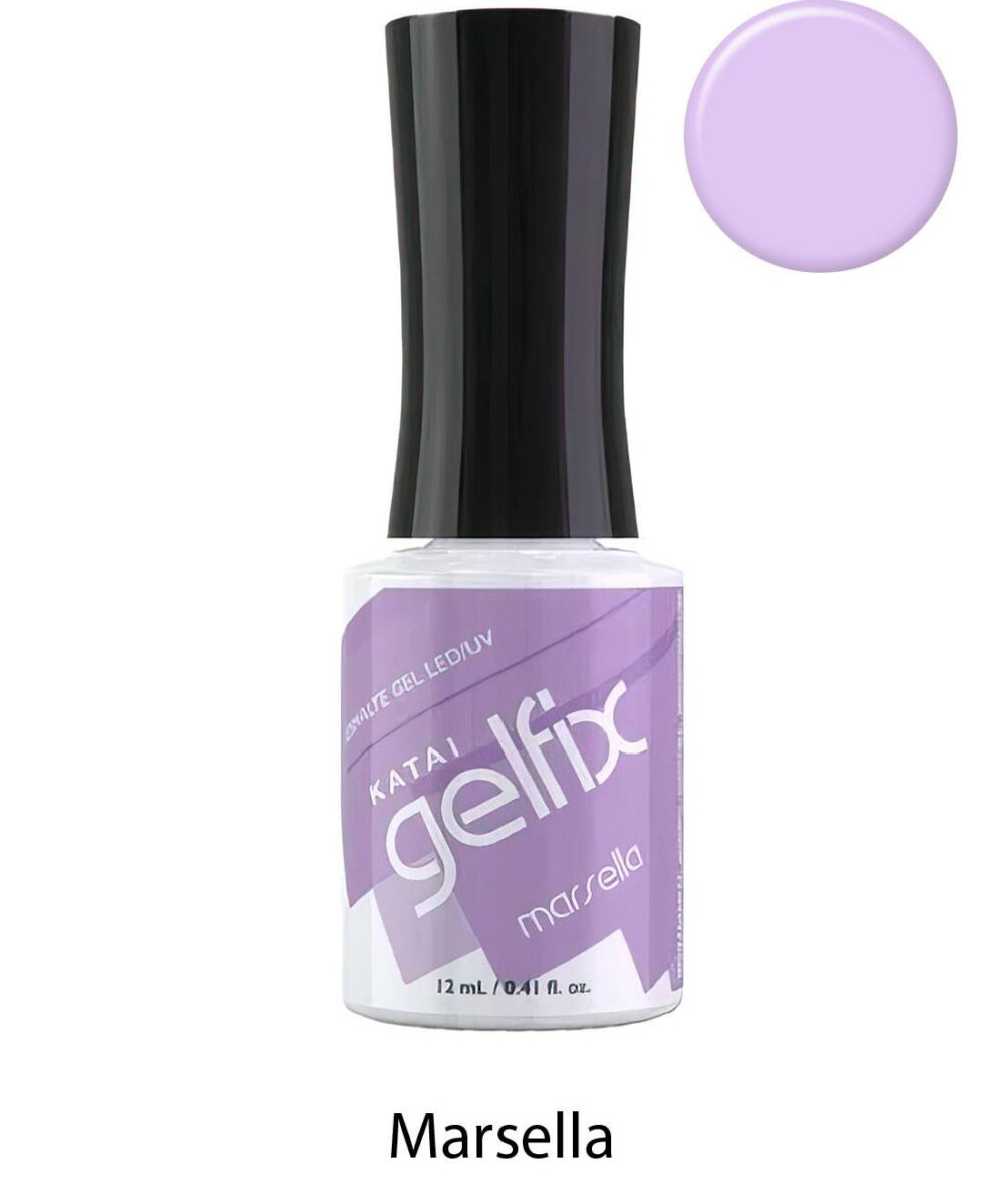 Esmalte semipermanente de uñas Marsella Gelfix Katai, color profesional duradero con acabado brillante para una manicura perfecta.