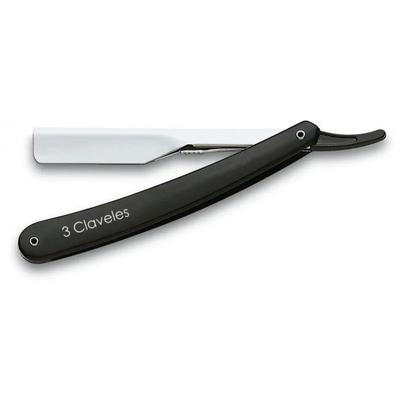 Navaja hoja intercambiable 3 Claveles ref. 12652 – herramienta profesional de barbería y peluquería