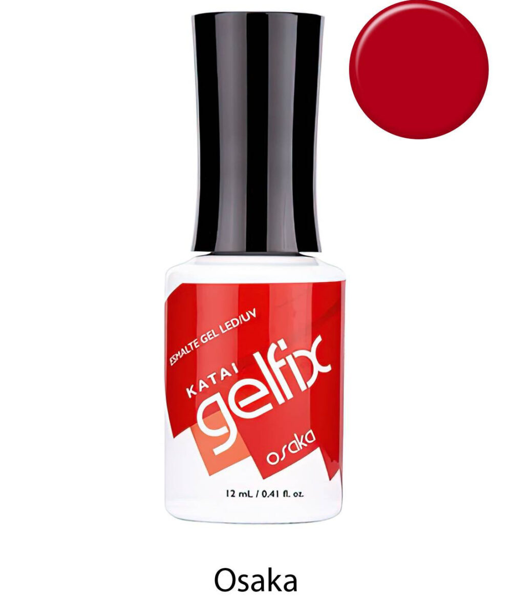 Esmalte semipermanente de uñas Osaka Gelfix Katai, color intenso y duradero con acabado profesional brillante para manicura perfecta.