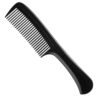 Peine escarpidor negro 22 mm Oriol – peine profesional para marcar y definir el cabello