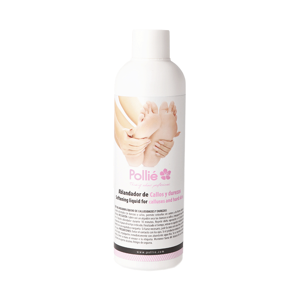 Ablandador de durezas Pollié 250 ml – tratamiento profesional para eliminar callosidades y piel endurecida