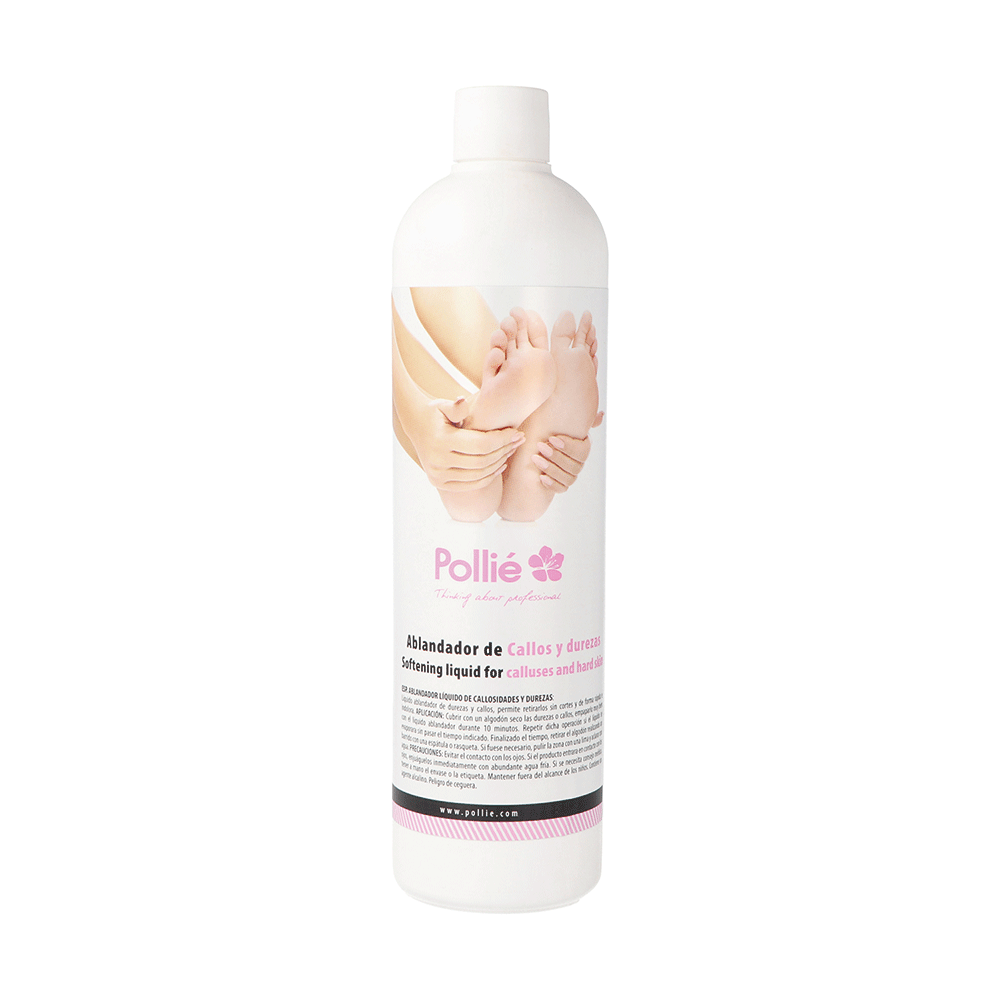 Ablandador de durezas Pollié 500 ml – tratamiento profesional para eliminar callosidades y piel endurecida