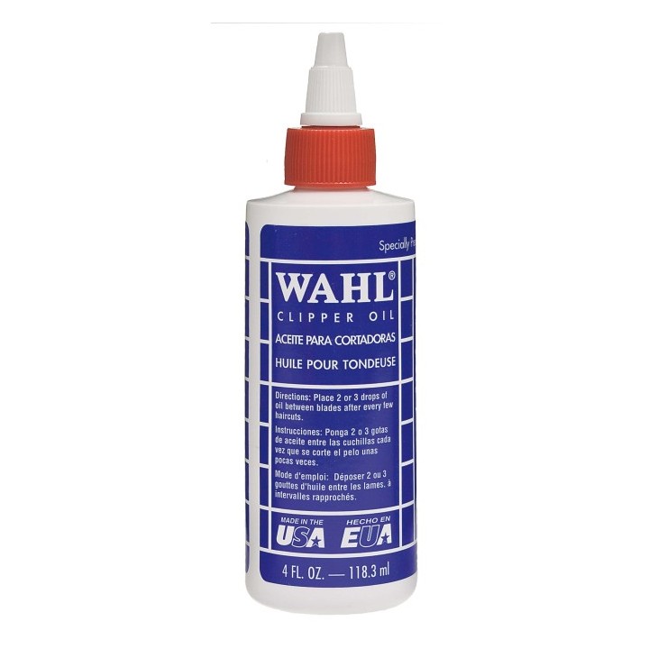 Aceite para máquinas Wahl 118 ml – lubricante profesional para cortapelos y máquinas de afeitar