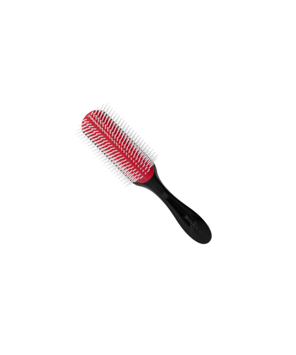 Cepillo Denman D4 Negro (9 hileras) – cepillo profesional para definir rizos y desenredar el cabello
