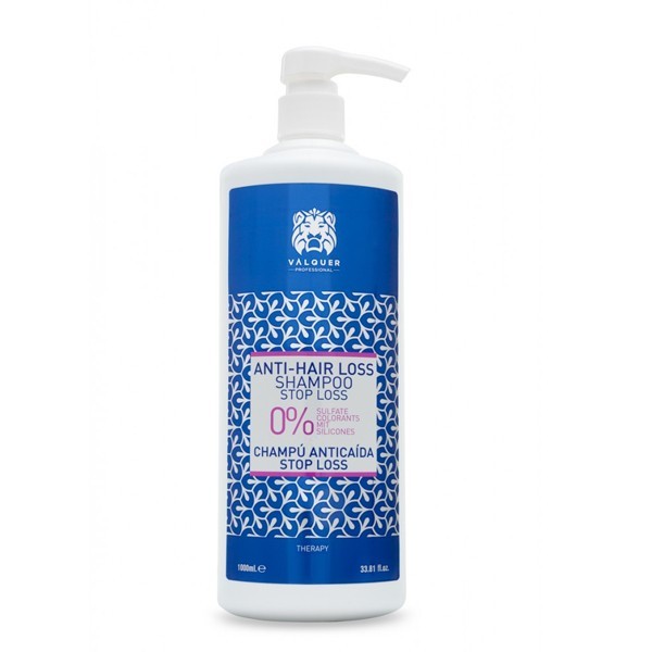 Champú anticaída Valquer 1000 ml – champú sin sulfatos con extractos vegetales para fortalecer el cabello