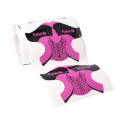 Moldes para uñas Pollié 100 unidades – moldes profesionales para esculpido y extensión de uñas acrílicas o gel