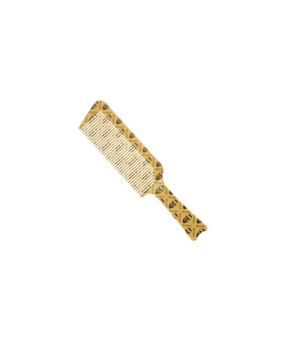 Peine Pegasus Skulleto Oro 514A de Fama – peine profesional dorado, antiestático y resistente al calor