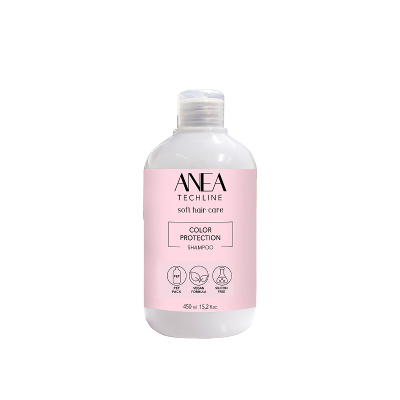Champú Protector de Color Techline Anea 450 ml – champú para cabello teñido que protege y prolonga el color