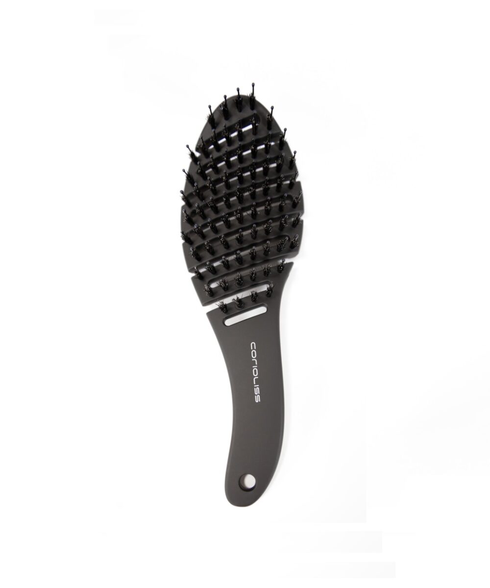 Cepillo The Vent Brush Black Corioliss – cepillo ventilado profesional para secado rápido y control del peinado