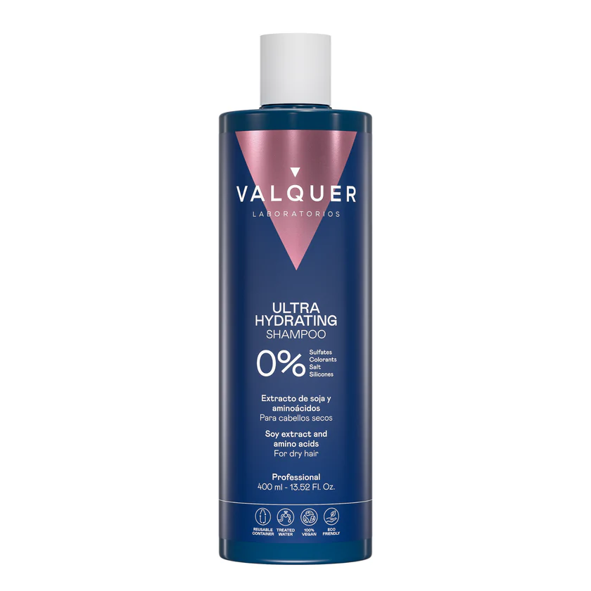 Champú Ultra Hidratante 0% Sin Sulfatos Valquer – champú hidratante suave para cabello seco y sensible