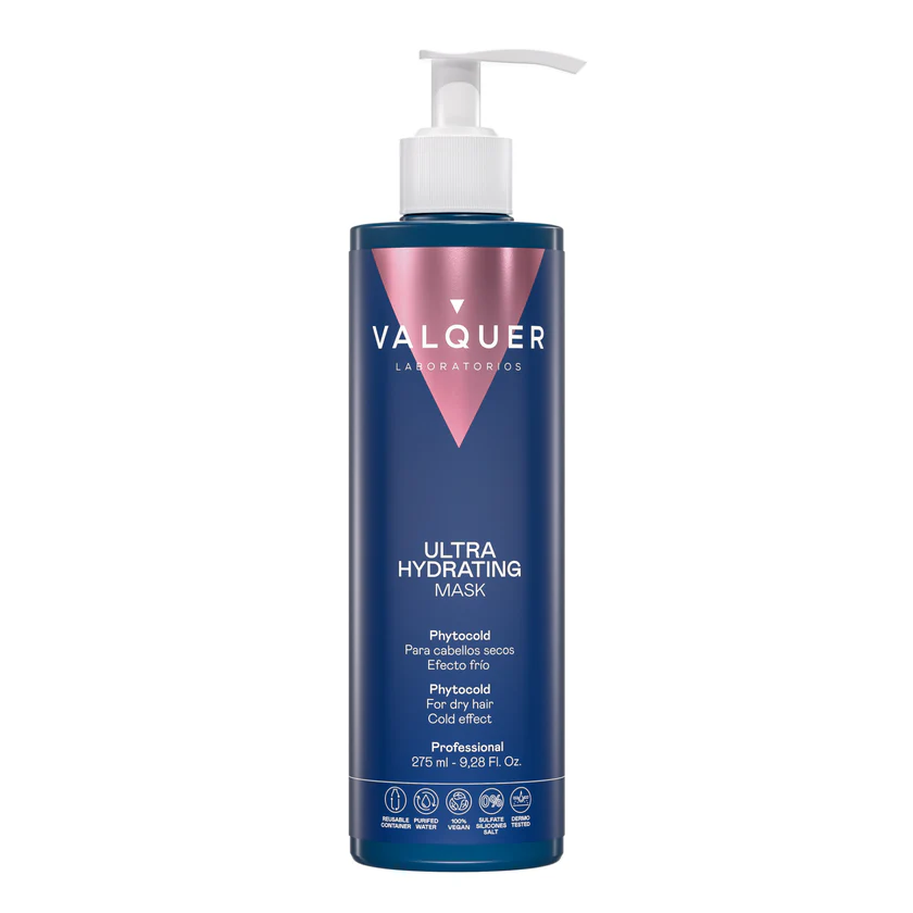 Mascarilla Cabello Seco Ultra Hidratante Efecto Frío Valquer 275 ml – hidratación intensa y frescor para cabello seco