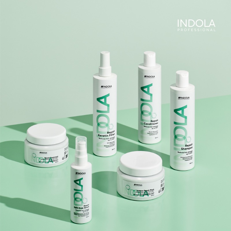 Línea Repair de Indola – tratamiento reparador profesional para cabello dañado