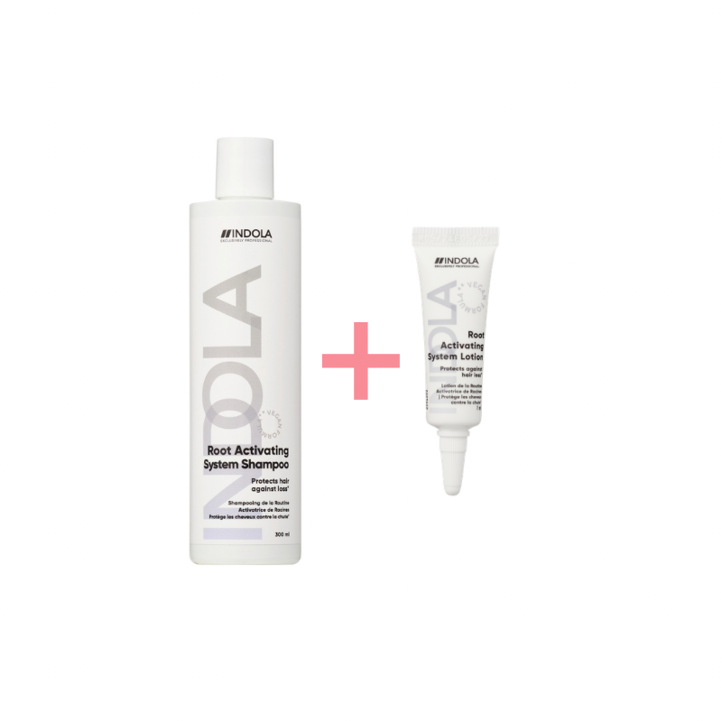 Pack Anticaída Indola champú y loción activadora – tratamiento fortalecedor contra la caída del cabello