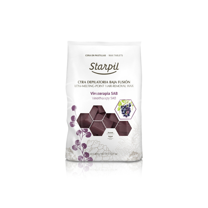 Cera Depilatoria de Vino Starpil Maystar 1 kg – cera profesional para depilación eficaz y suave