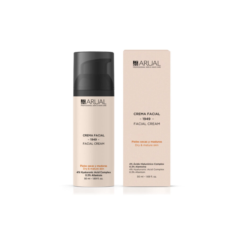 Crema Facial Antiedad Arual 50 ml – crema hidratante y reafirmante para pieles secas y maduras