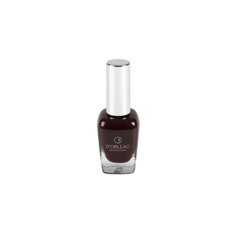 Esmalte Classic nº60 Rouge Noir D’Orleac 13 ml – esmalte de uñas rojo oscuro casi negro con acabado brillante