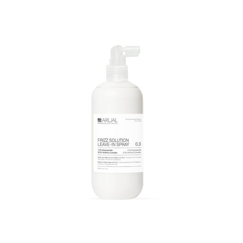Spray Frizz Solution Leave-In 0.3 Arual 200 ml – spray anti frizz sin aclarado con protección térmica