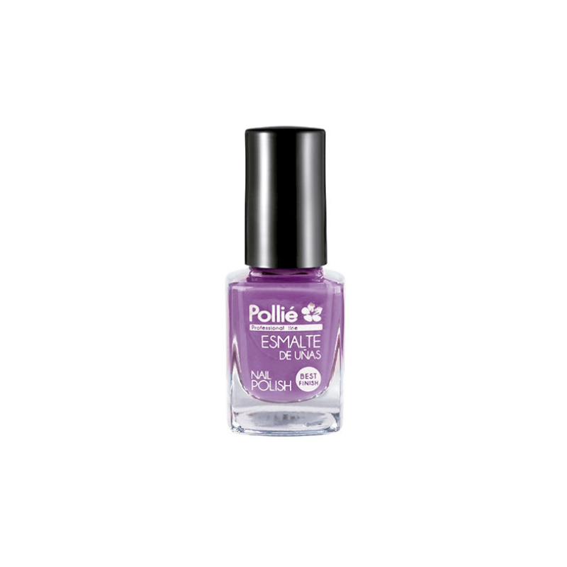 Esmalte de uñas lila intenso Pollié ref 07425 – esmalte violeta brillante y duradero