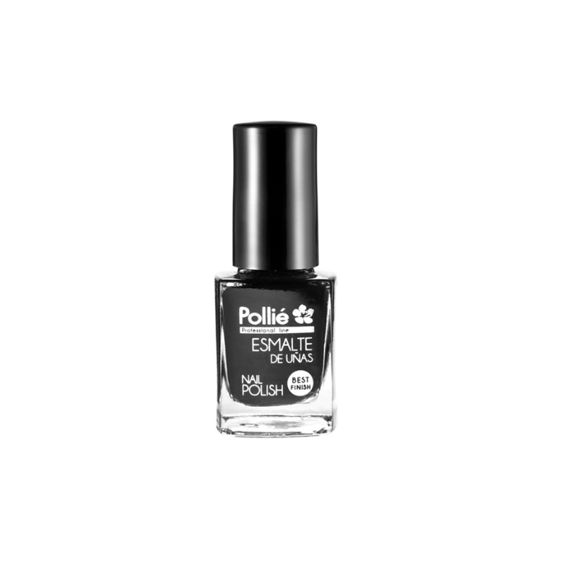 Esmalte de uñas negro Pollié ref 03492 – esmalte negro intenso brillante y duradero