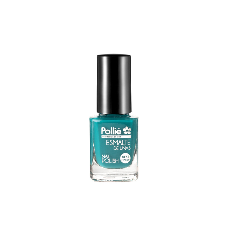 Esmalte de uñas verde aguamarina Pollié ref 04478 – esmalte verde turquesa brillante y duradero