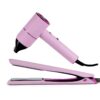 Kit plancha C5 Lilac y secador Apolo 1600W Corioliss – pack profesional de peinado