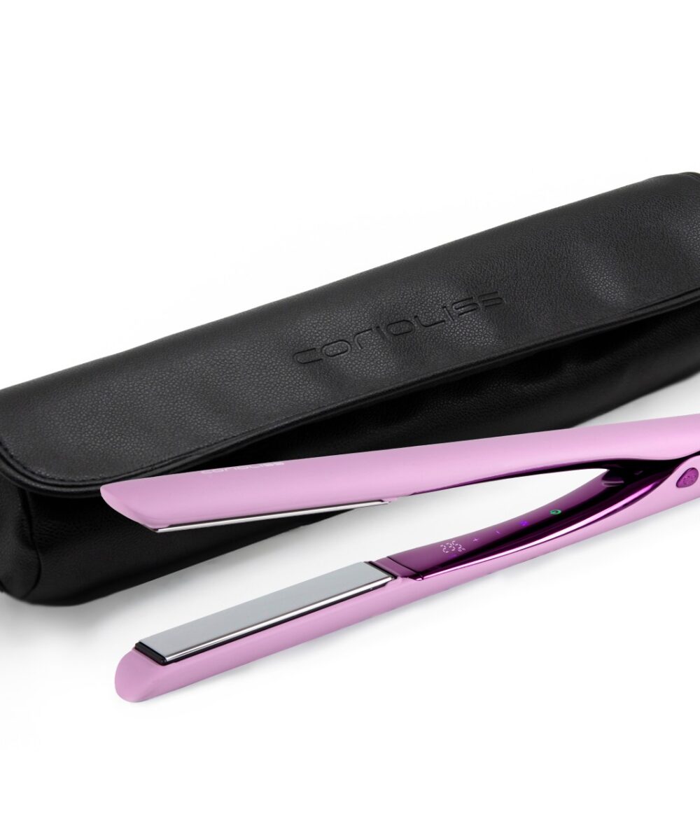 Kit plancha C5 Lilac y secador Apolo 1600W Corioliss – pack profesional de peinado