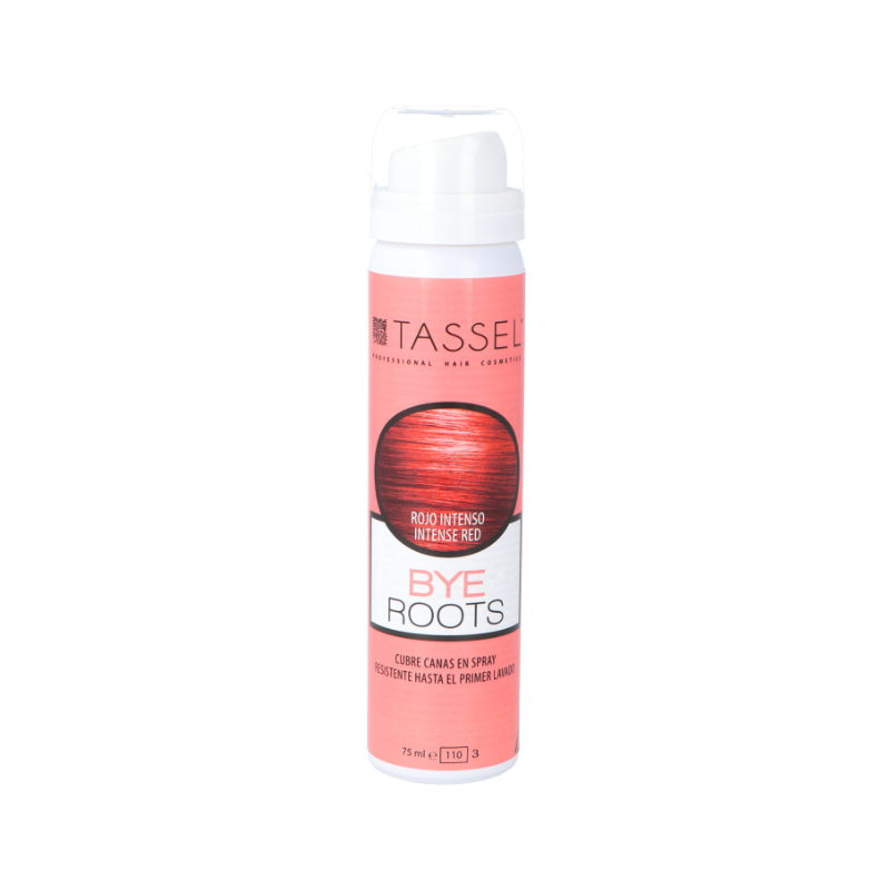 Spray retoca raíces rojo Tassel 75 ml – cubre canas y raíces rojas al instante