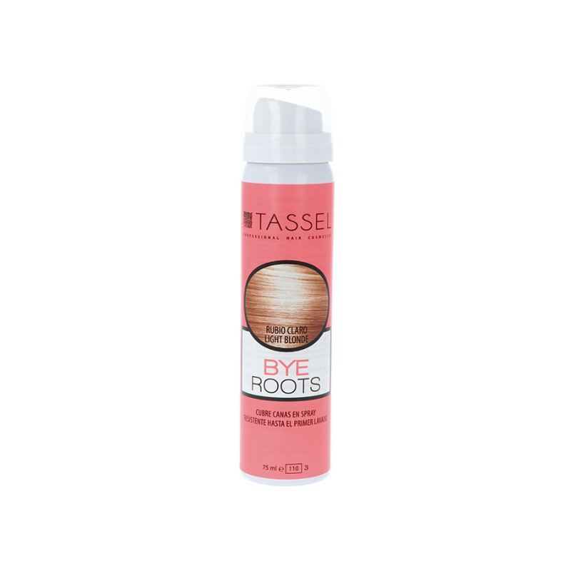 Spray retoca raíces rubio claro Tassel 75 ml – cubre canas y raíces al instante