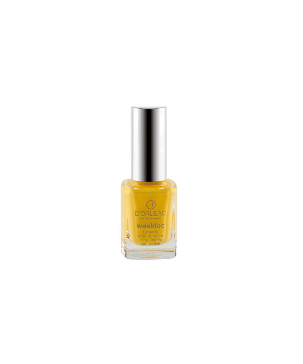 Esmalte de uñas Weeklac nº9 Amarillo D’Orleac – esmalte amarillo vibrante de larga duración