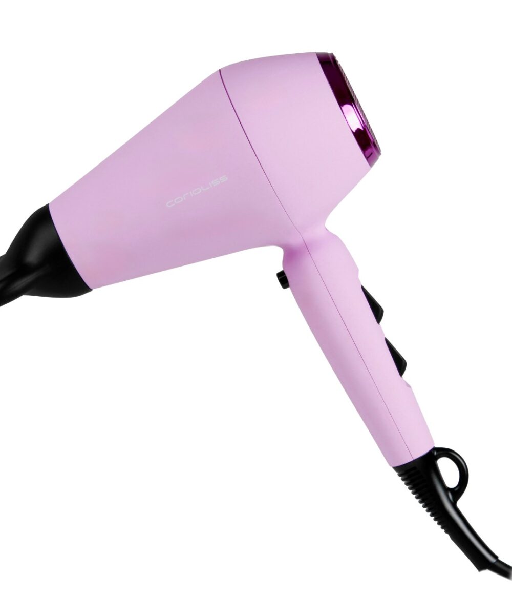 Kit plancha C3 y secador Kompactissimo Corioliss 2000W Lilac – pack profesional de peinado