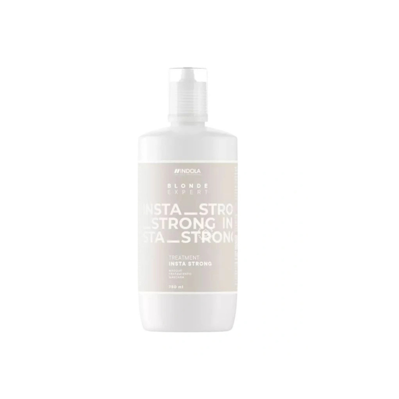 Mascarilla Blonde Expert Insta Strong Indola 750 ml – mascarilla fortalecedora para cabellos rubios
