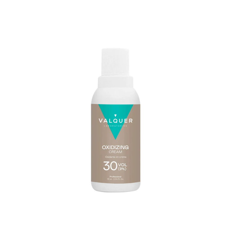 Oxidante en crema 30 vol 9% Valquer 75 ml – revelador profesional para coloración capilar